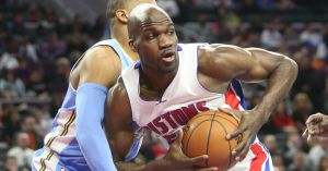 Joel Anthony did not play much throughout the season, but when he did, he was effective. Image: Detroit Free Press